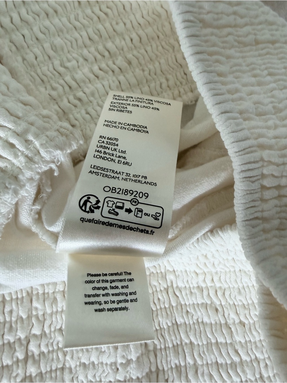 Anthropologie Reese Linen Blend Pull On Barrel Pants Pilcro Vanilla Small - Picture 9 of 9